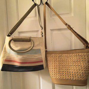 Women's Shoulder Handbags (2-bags) - 1-Tommy Bahama & 1-Relic